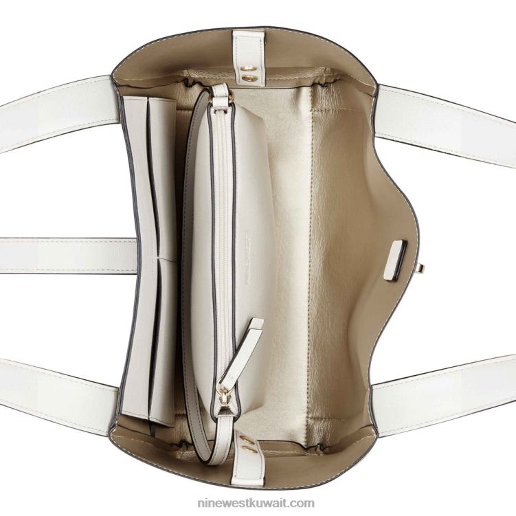 Nine West أكثر 2 في 1 حمل شعار بيج / حليب VVL082525