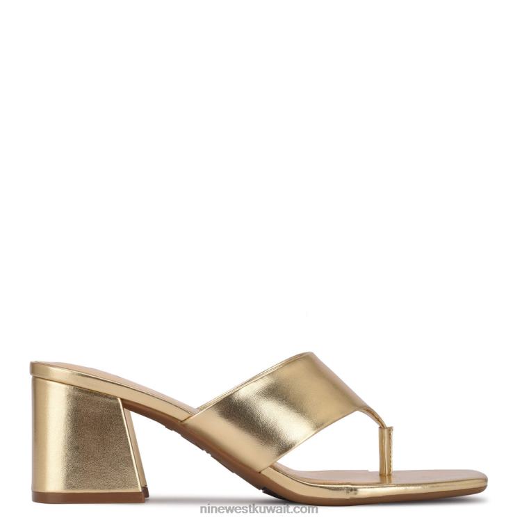 Nine West صندل من جيلينا 9 × 9 بكعب عريضVVL082041