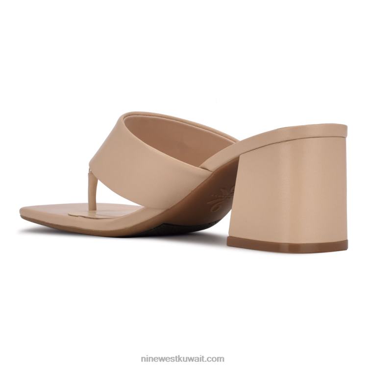 Nine West صندل من جيلينا 9 × 9 بكعب عريضVVL08859
