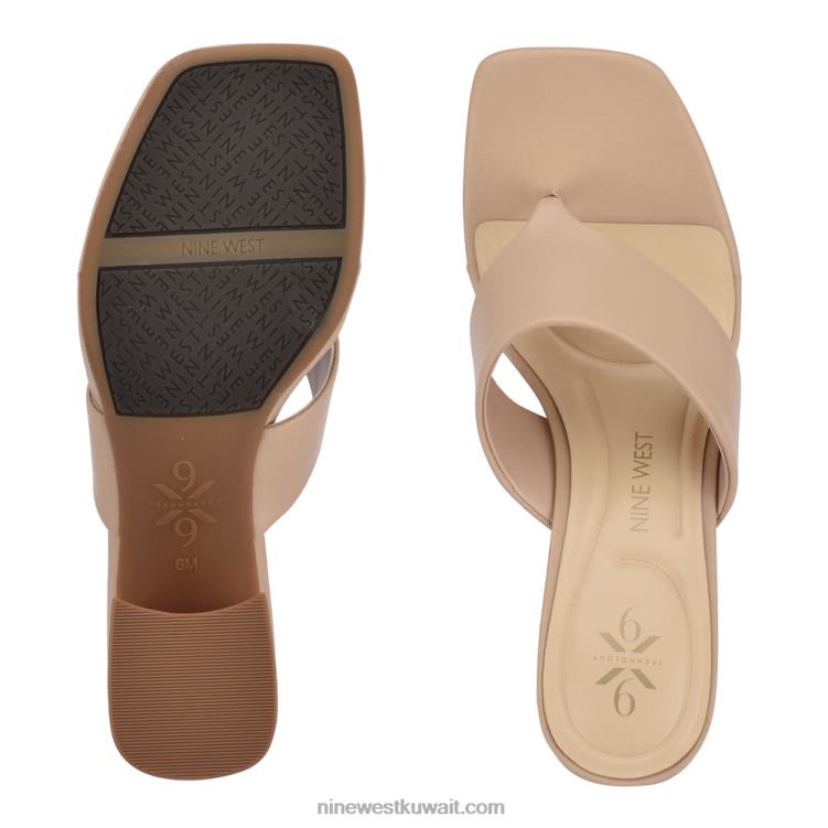 Nine West صندل من جيلينا 9 × 9 بكعب عريضVVL08859