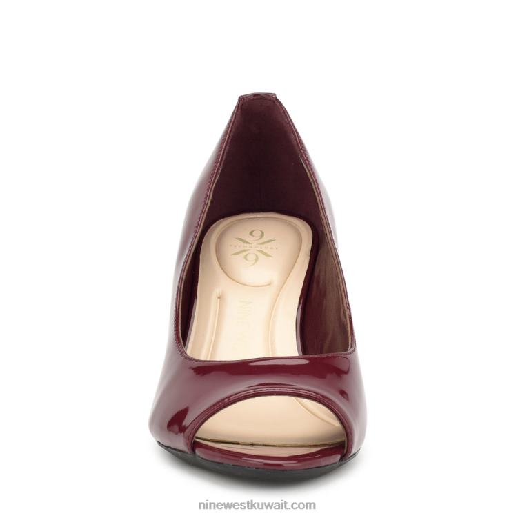 Nine West فستان أسافين كيب 9x9 براءة اختراع البرقوق VVL081135