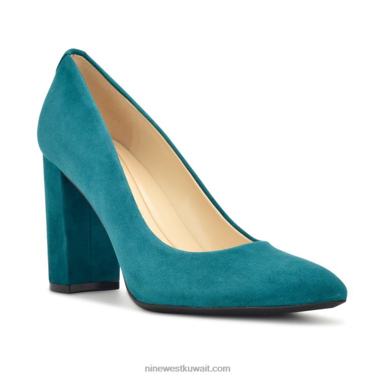 Nine West مضخات أستوريا 9x9 جلد الغزال البط البري VVL082115