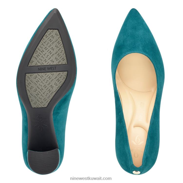 Nine West مضخات أستوريا 9x9 جلد الغزال البط البري VVL082115