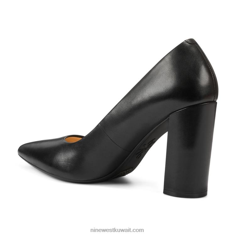 Nine West مضخات أستوريا 9x9 جلد أسود VVL082243