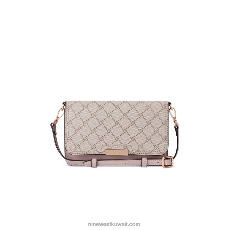 Nine West محفظة Lawson على سلسلة شعار فطر / وردي VVL082507