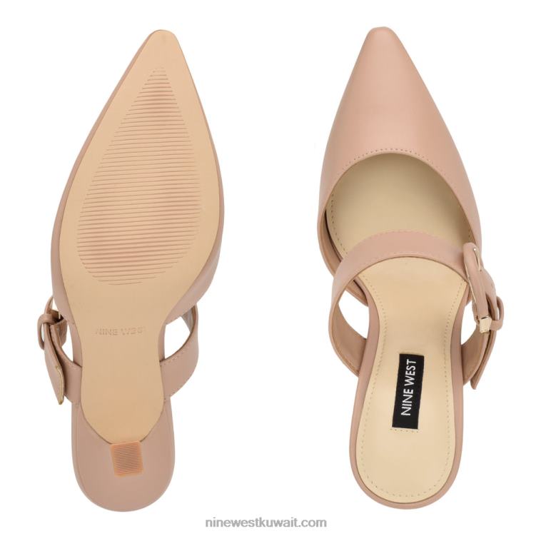 Nine West حذاء مفتوح من الخلف Sanra بمقدمة مدببة عارية بالكاد VVL08685