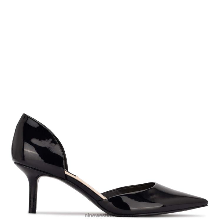 Nine West احصل على مضخات بمقدمة مدببة أسود براءة اختراع VVL081171