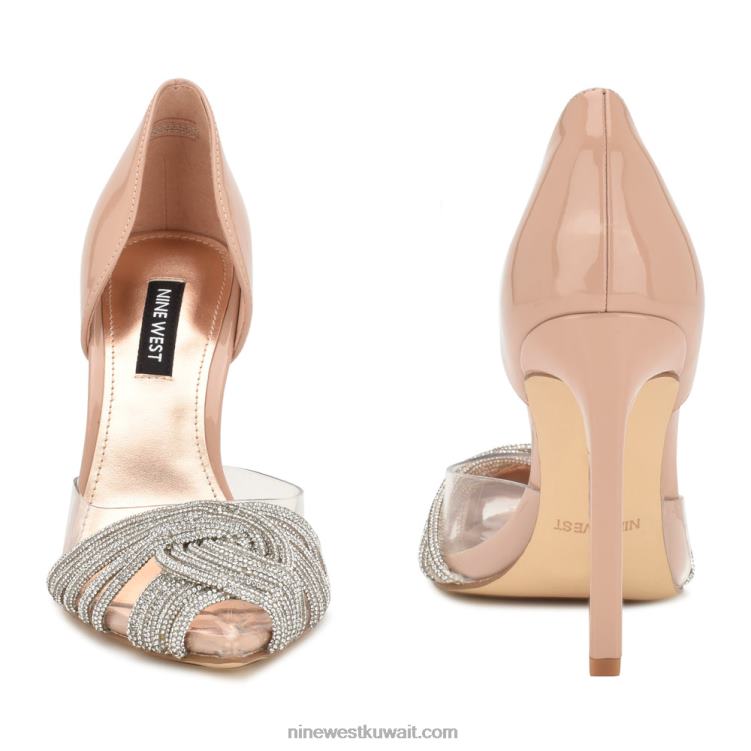 Nine West مضخات توست دورساي عارية / الكريستال واضحة VVL081296