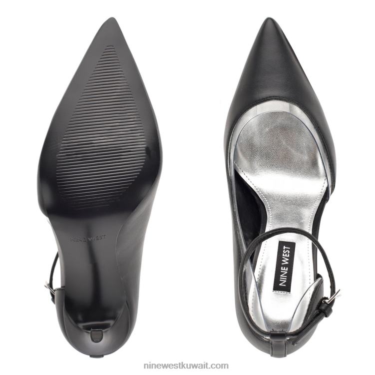 Nine West تجميد مضخات حزام الكاحل أسود VVL081337