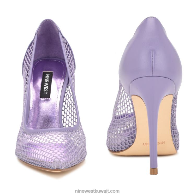 Nine West مضخات شبكية ضوء ارجواني VVL081403