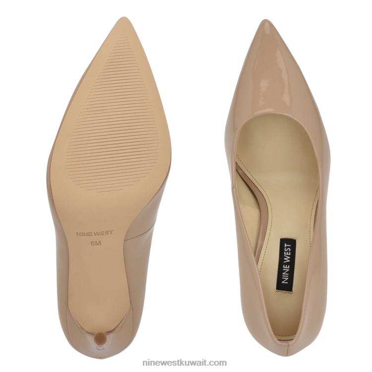 Nine West مضخات اصبع مدبب جديدة براءات الاختراع العتيقة رمادي داكن VVL081446