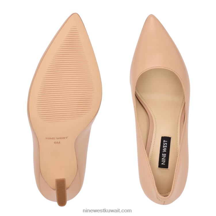 Nine West حذاء تريندز بمقدمة مدببة جلد أحمر الخدود الدافئ VVL081481