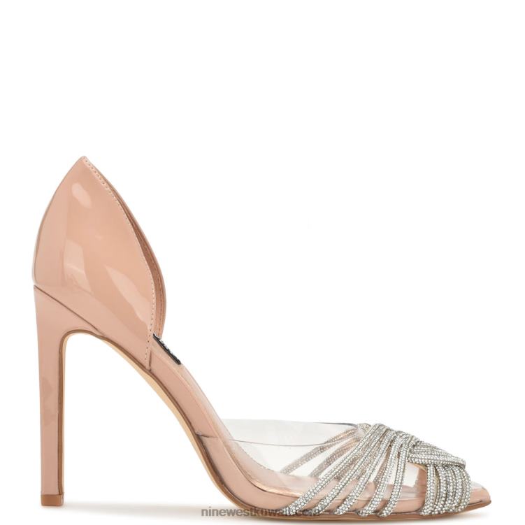 Nine West مضخات توست دورساي عارية / الكريستال واضحة VVL081497