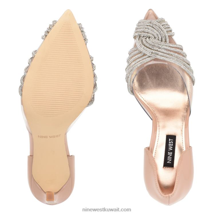 Nine West مضخات توست دورساي عارية / الكريستال واضحة VVL081497