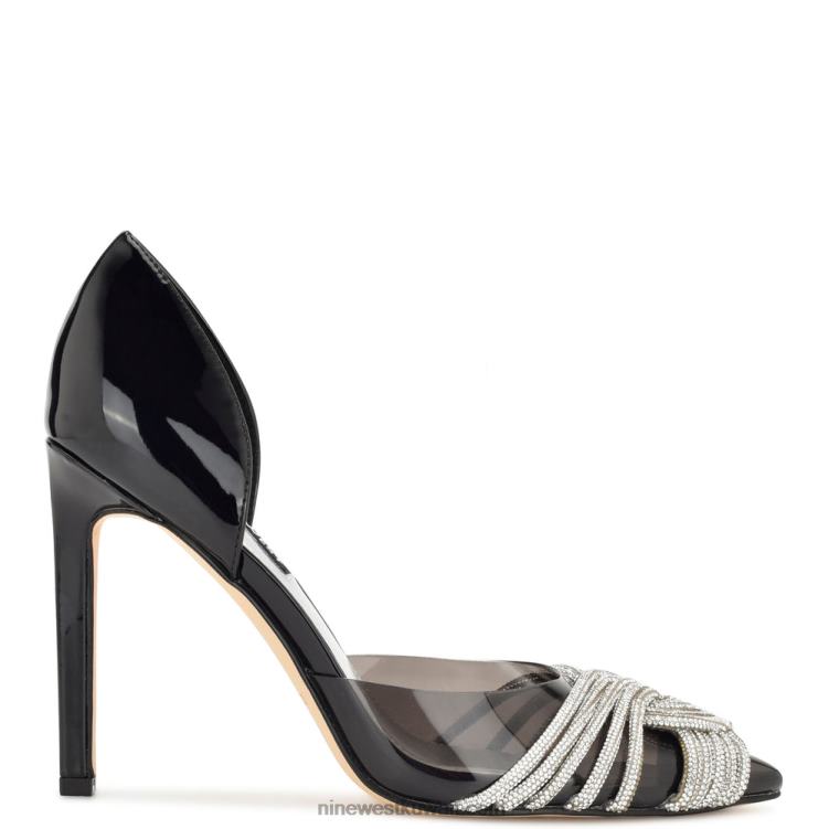 Nine West مضخات توست دورساي أسود / كريستال شفاف VVL081499