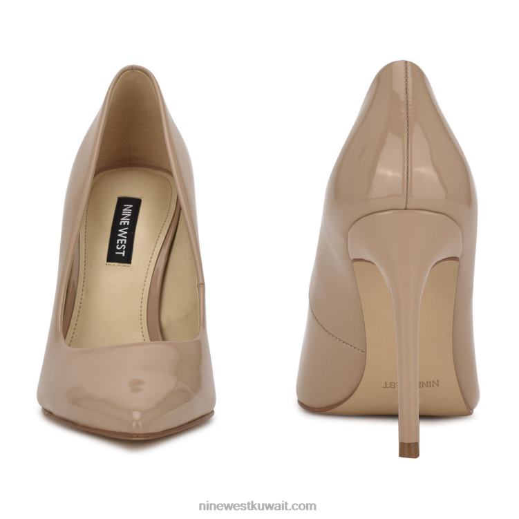 Nine West مضخات اصبع مدبب جديدة براءات الاختراع العتيقة رمادي داكن VVL081577