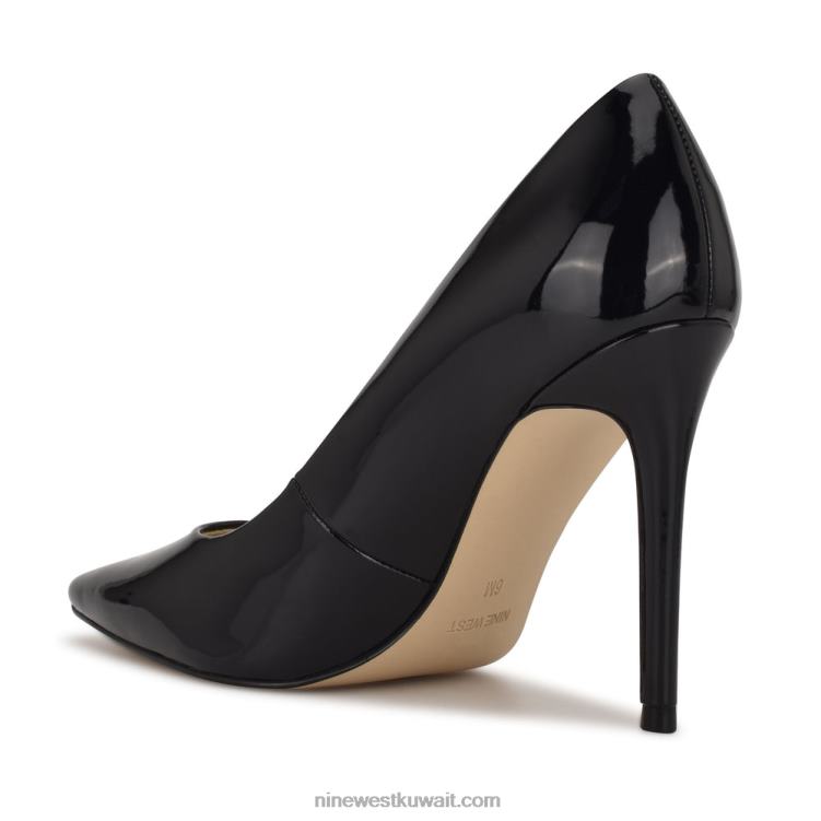 Nine West مضخات اصبع مدبب جديدة أسود براءة اختراع VVL081580
