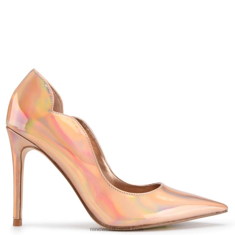 Nine West مضخات إصبع مدبب ماكر قزحي الألوان البيج VVL081618