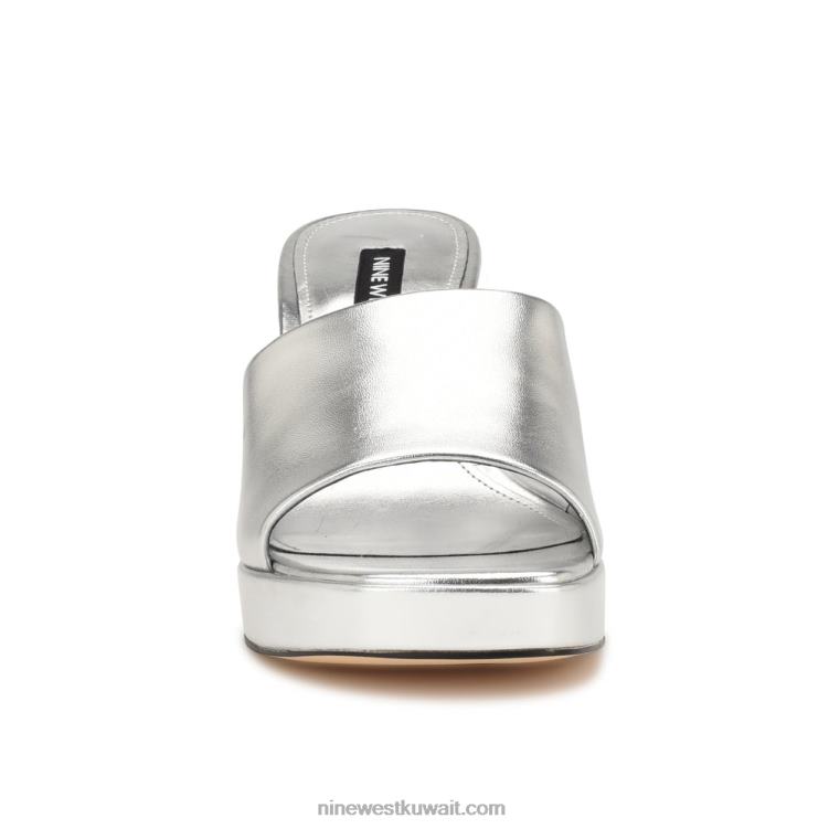 Nine West صندل بلاتفورم بيز فضة VVL081709