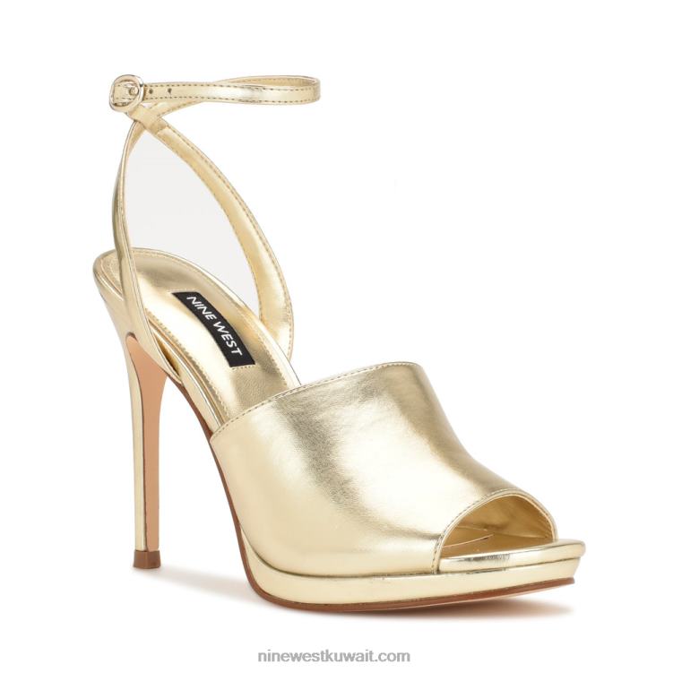 Nine West صندل بحزام رقيق بلاتينو VVL081777
