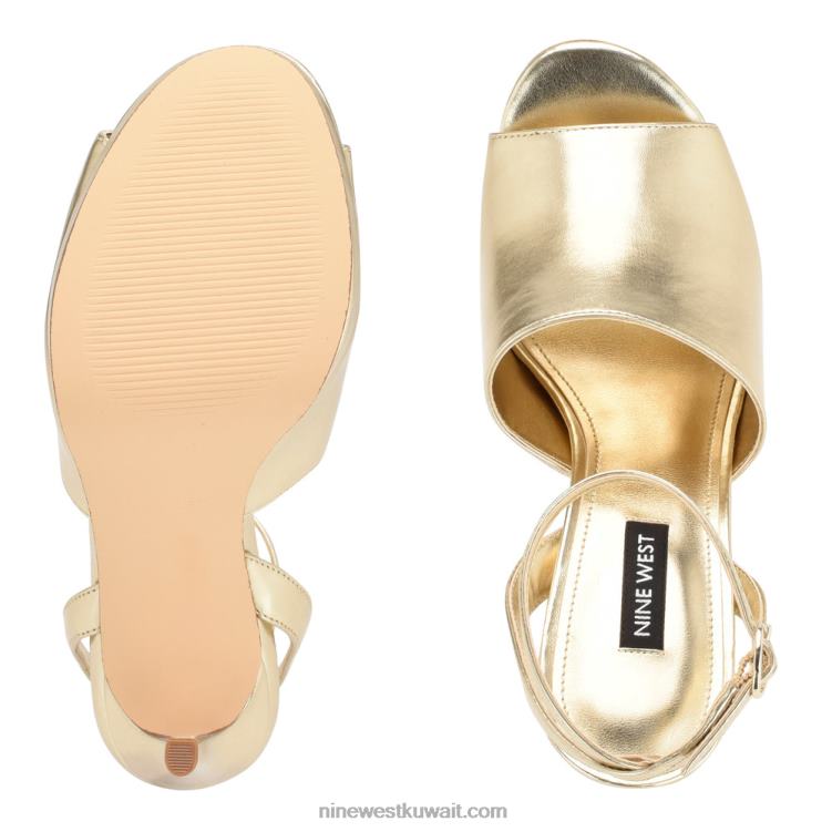 Nine West صندل بحزام رقيق بلاتينو VVL081777