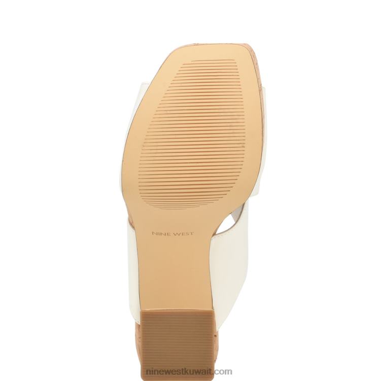 Nine West صندل بلاتفورم جيرلز أبيض VVL08177