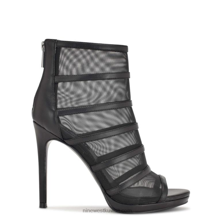Nine West زقزقة اصبع القدم شبكة لارانغ الجوارب أسود VVL081782