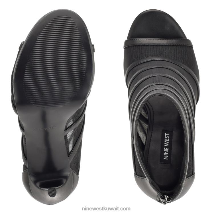 Nine West زقزقة اصبع القدم شبكة لارانغ الجوارب أسود VVL081782