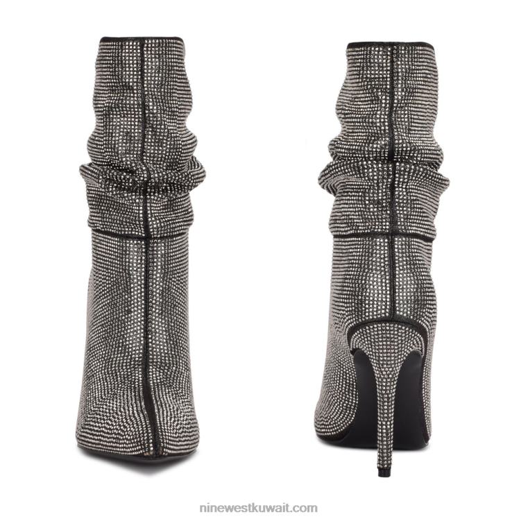 Nine West جين اللباس الجوارب بريق الفضة الجلد المدبوغ VVL081868