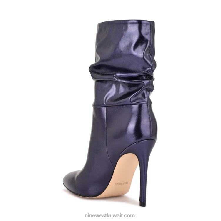Nine West جين اللباس الجوارب معدني كحلي VVL081882