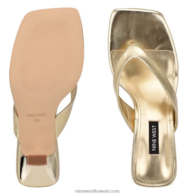 Nine West الصنادل ثونغ العش بلاتينو VVL081927