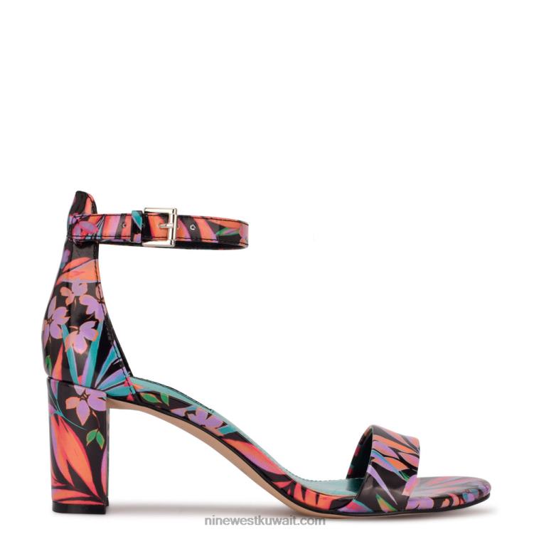 Nine West صندل برباط على الكاحل بكعب عريضVVL081930