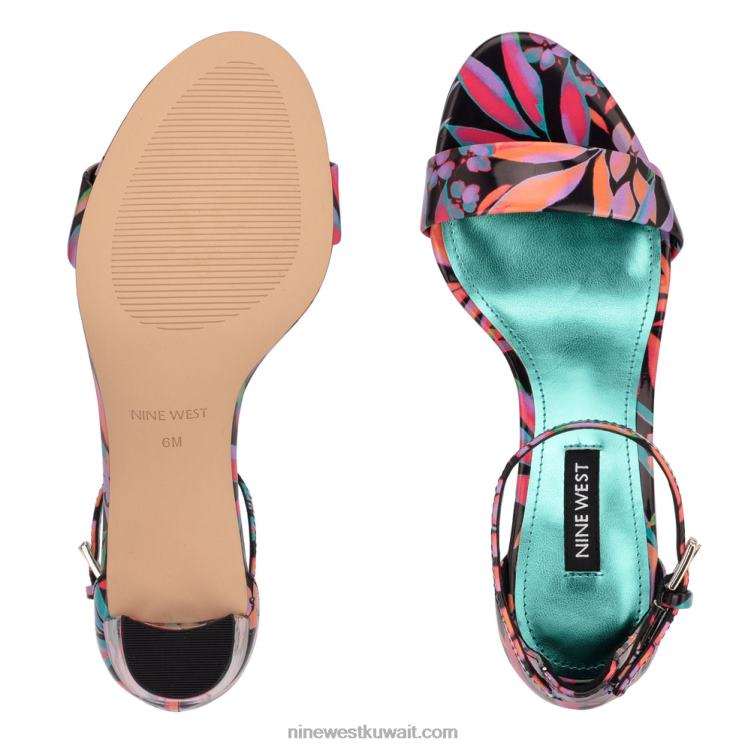 Nine West صندل برباط على الكاحل بكعب عريضVVL081930