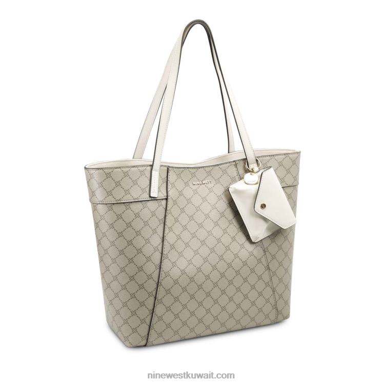 Nine West ساني سايد جيت مجموعة حمل شعار بيج / حليب VVL082098