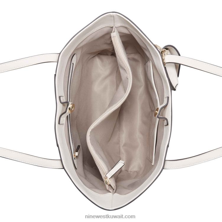 Nine West ساني سايد جيت مجموعة حمل شعار بيج / حليب VVL082098