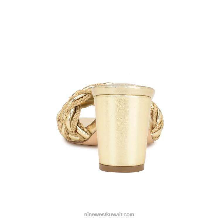 Nine West صندل دريا بكعب بلاتينو VVL08213