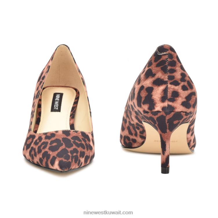 Nine West مضخات بمقدمة مدببة من آرلين النمر البني VVL082147