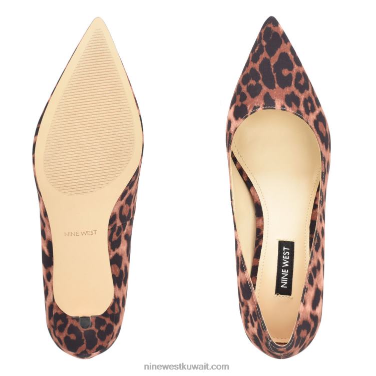 Nine West مضخات بمقدمة مدببة من آرلين النمر البني VVL082147