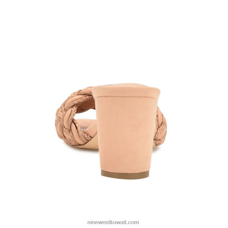 Nine West صندل دريا بكعب استحى غامق VVL08214