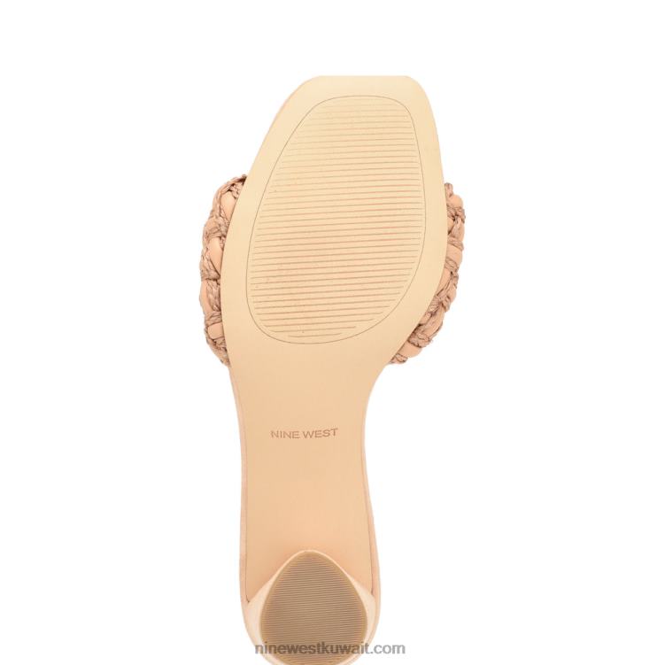 Nine West صندل دريا بكعب استحى غامق VVL08214