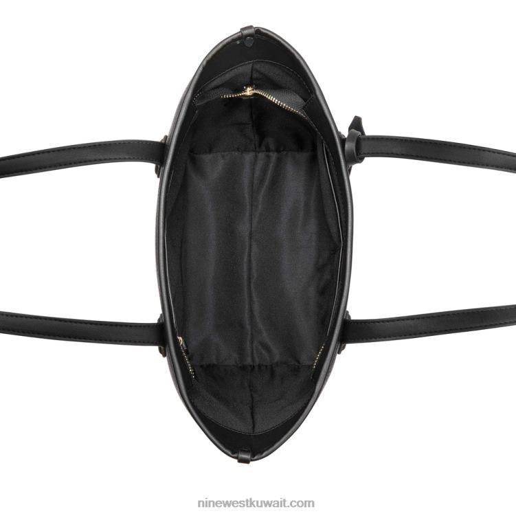 Nine West حقيبة صغيرة من الصنفرة أسود VVL082195