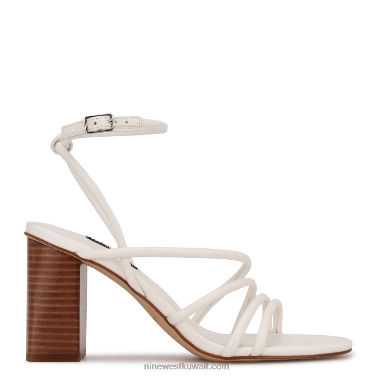 Nine West الصنادل ذات الكعب العالي أبيض VVL082249