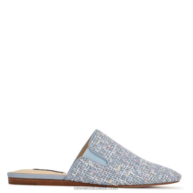 Nine West حذاء مفتوح بمقدمة مدببة فريدا حلقة زرقاء فاتحة VVL082347