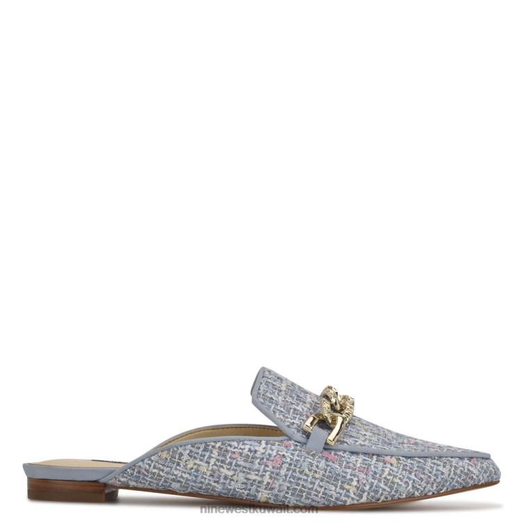 Nine West حذاء مفتوح بمقدمة مدببة أزورVVL082348