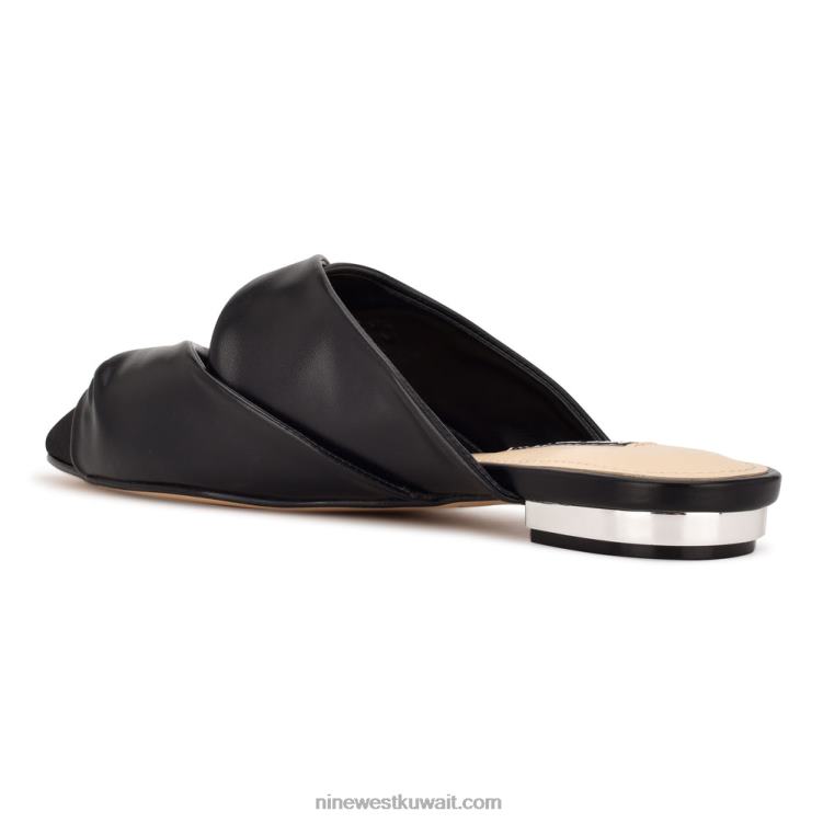 Nine West العثور على البغال اصبع القدم مدبب أسود VVL082357