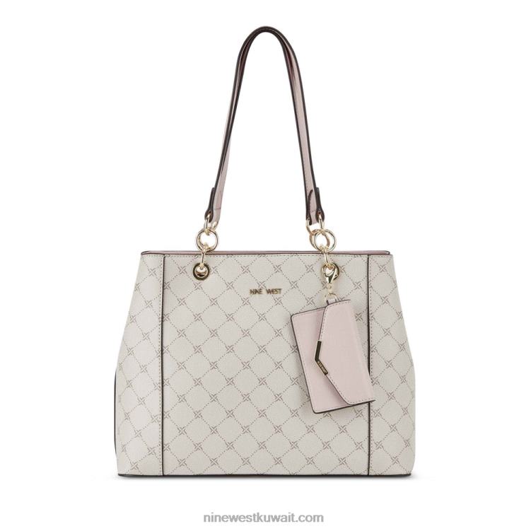 Nine West مجموعة المتسوق باسل جيت شعار فطر / وردي VVL082427