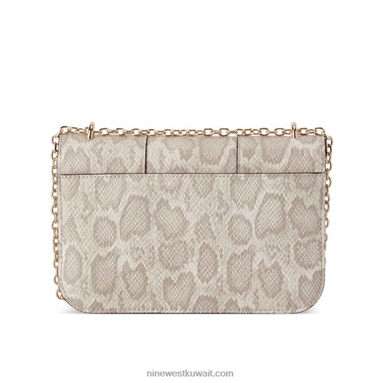 Nine West حقيبة كتف قابلة للتحويل كارول الثعبان الطبيعي VVL082446