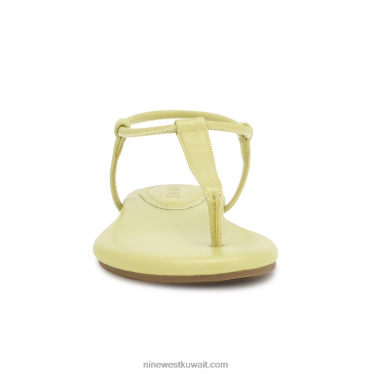 Nine West الصنادل المسطحة باسي أخضر VVL0824