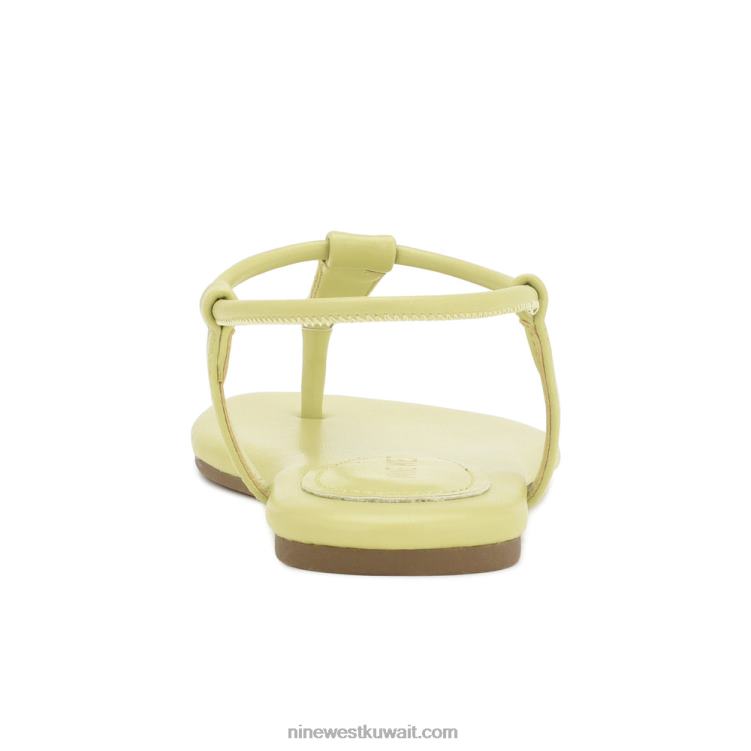 Nine West الصنادل المسطحة باسي أخضر VVL0824