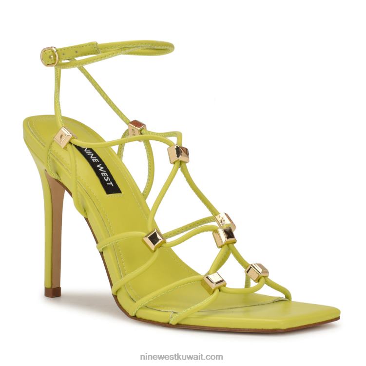 Nine West صندل بكعب ملفوف حول الكاحل جير VVL08253